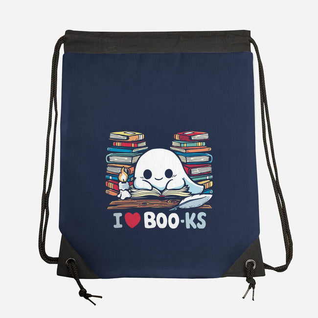 I Love Books-None-Drawstring-Bag-Vallina84