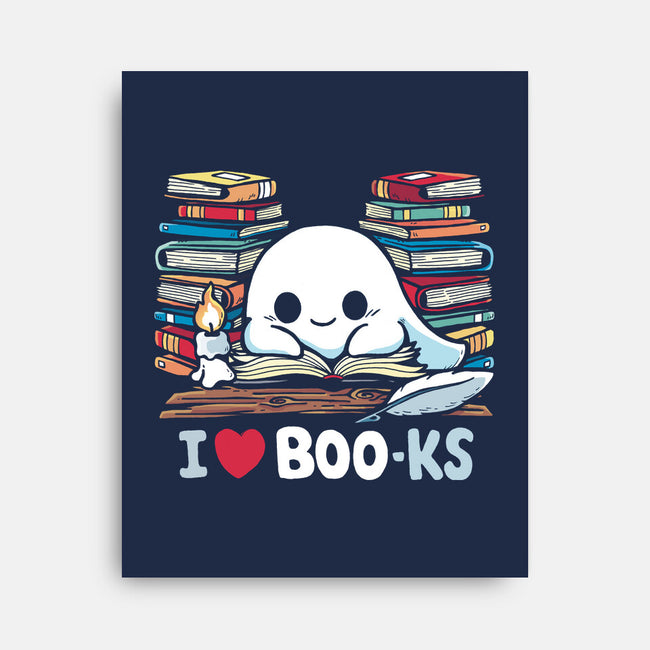 I Love Books-None-Stretched-Canvas-Vallina84