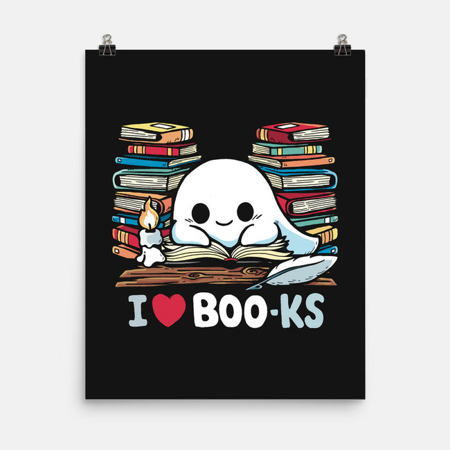 I Love Books-None-Matte-Poster-Vallina84