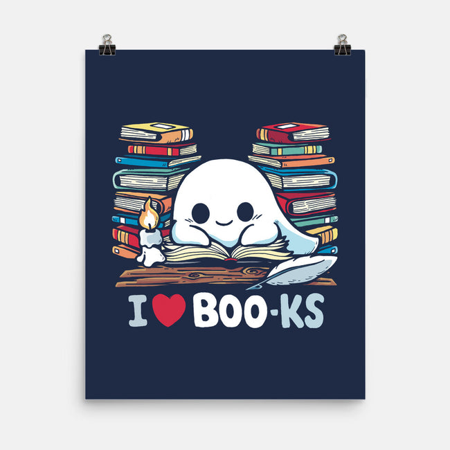 I Love Books-None-Matte-Poster-Vallina84