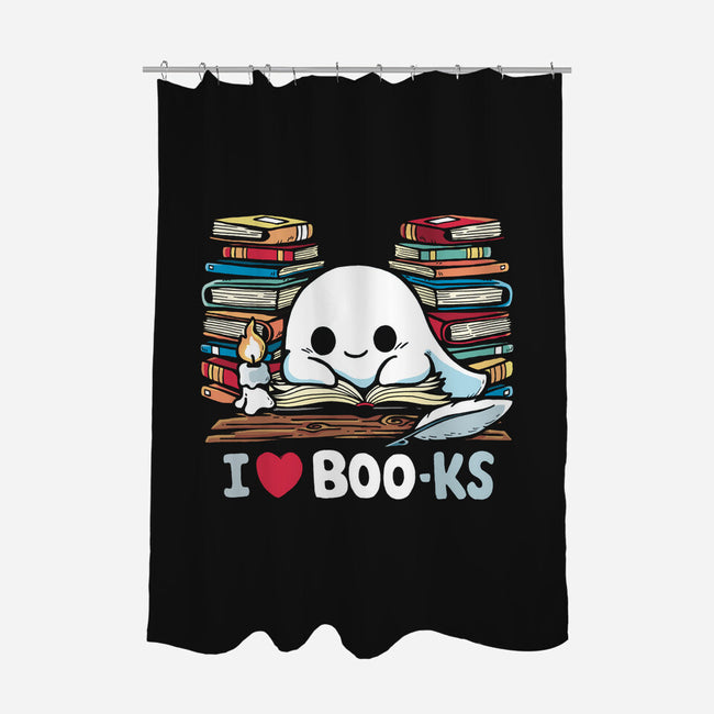 I Love Books-None-Polyester-Shower Curtain-Vallina84
