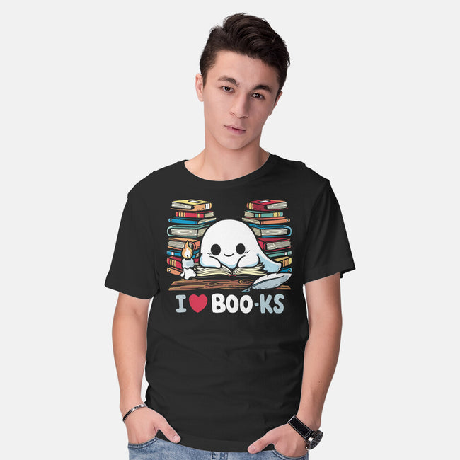 I Love Books-Mens-Basic-Tee-Vallina84