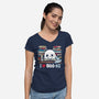 I Love Books-Womens-V-Neck-Tee-Vallina84