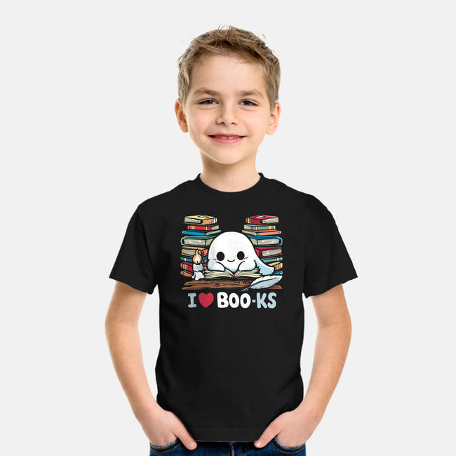 I Love Books-Youth-Basic-Tee-Vallina84