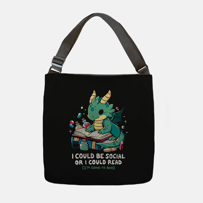 Be Social-None-Adjustable Tote-Bag-Vallina84