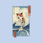 Cat Fish Ukiyo-e-Unisex-Crew Neck-Sweatshirt-vp021