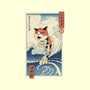 Cat Fish Ukiyo-e-Unisex-Kitchen-Apron-vp021