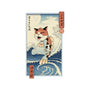Cat Fish Ukiyo-e-Unisex-Basic-Tee-vp021