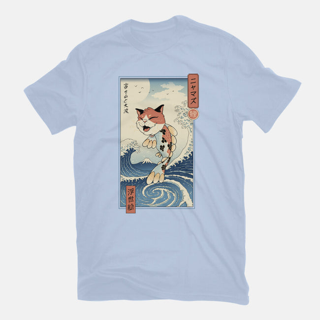 Cat Fish Ukiyo-e-Unisex-Basic-Tee-vp021