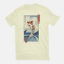 Cat Fish Ukiyo-e-Mens-Basic-Tee-vp021