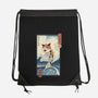 Cat Fish Ukiyo-e-None-Drawstring-Bag-vp021