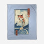 Cat Fish Ukiyo-e-None-Fleece-Blanket-vp021
