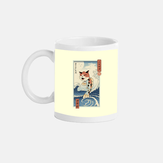 Cat Fish Ukiyo-e-None-Mug-Drinkware-vp021