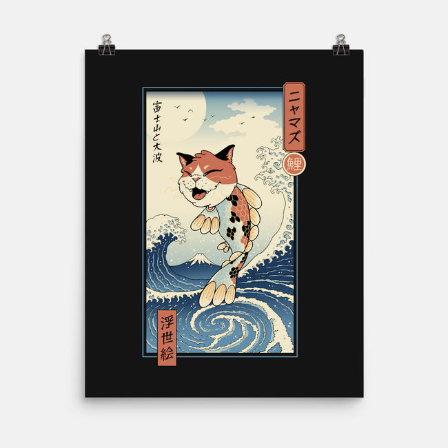 Cat Fish Ukiyo-e-None-Matte-Poster-vp021