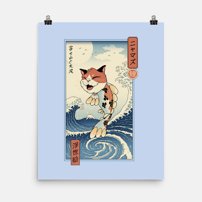 Cat Fish Ukiyo-e-None-Matte-Poster-vp021