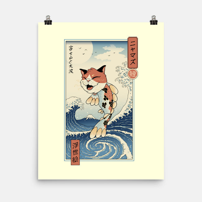 Cat Fish Ukiyo-e-None-Matte-Poster-vp021