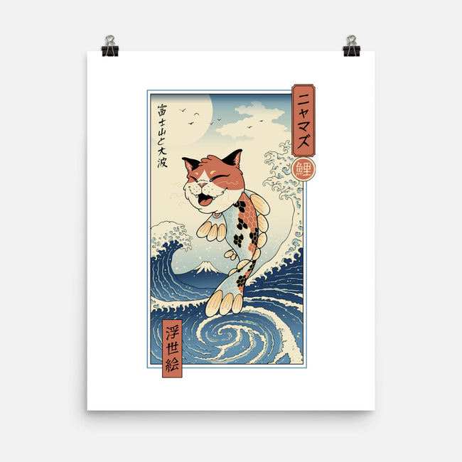 Cat Fish Ukiyo-e-None-Matte-Poster-vp021