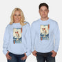Cat Fish Ukiyo-e-Unisex-Crew Neck-Sweatshirt-vp021