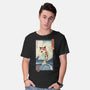 Cat Fish Ukiyo-e-Mens-Basic-Tee-vp021