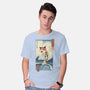Cat Fish Ukiyo-e-Mens-Basic-Tee-vp021