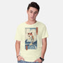 Cat Fish Ukiyo-e-Mens-Basic-Tee-vp021