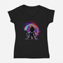 Painting Galaxies-Womens-V-Neck-Tee-alnavasord