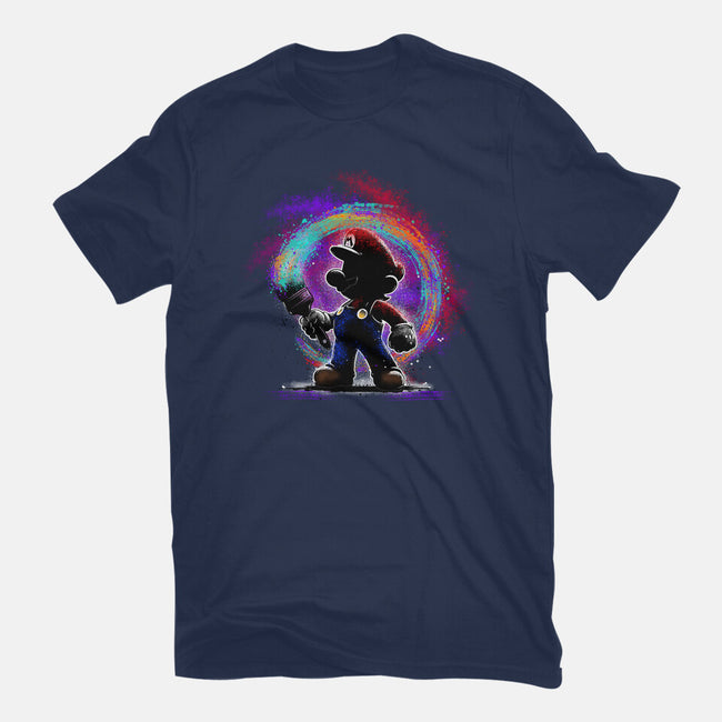 Painting Galaxies-Unisex-Basic-Tee-alnavasord