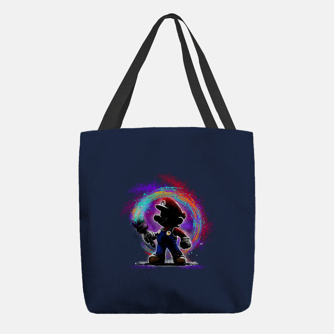 Painting Galaxies-None-Basic Tote-Bag-alnavasord