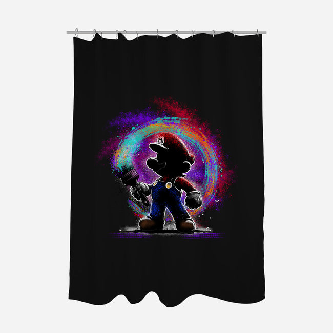 Painting Galaxies-None-Polyester-Shower Curtain-alnavasord