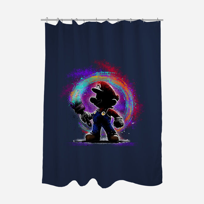 Painting Galaxies-None-Polyester-Shower Curtain-alnavasord