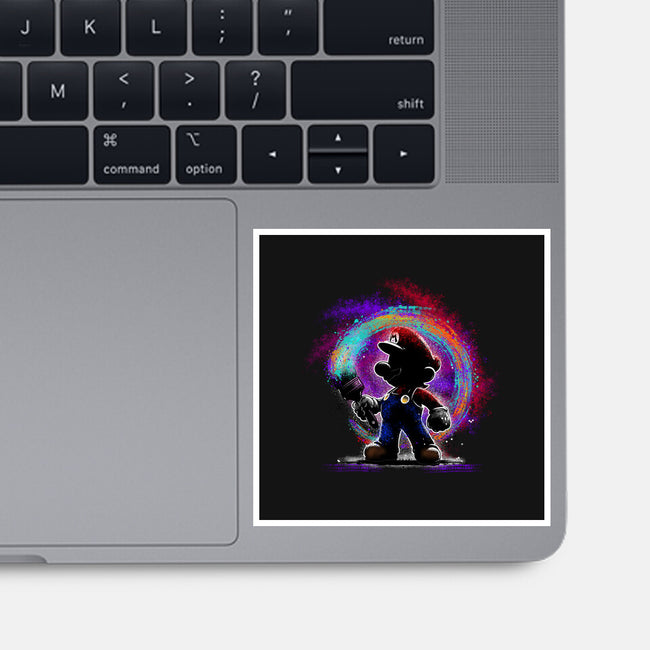 Painting Galaxies-None-Glossy-Sticker-alnavasord