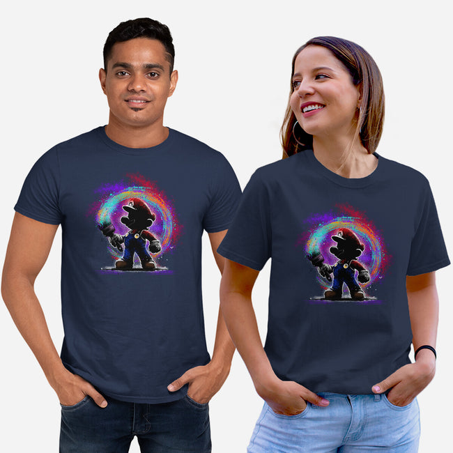 Painting Galaxies-Unisex-Basic-Tee-alnavasord
