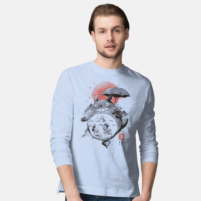The Sky Felt Like Home-Mens-Long Sleeved-Tee-eduely