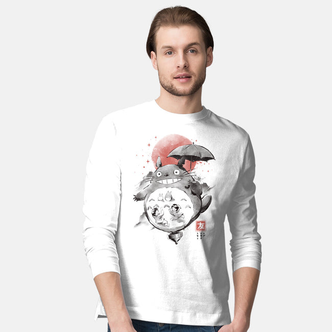 The Sky Felt Like Home-Mens-Long Sleeved-Tee-eduely
