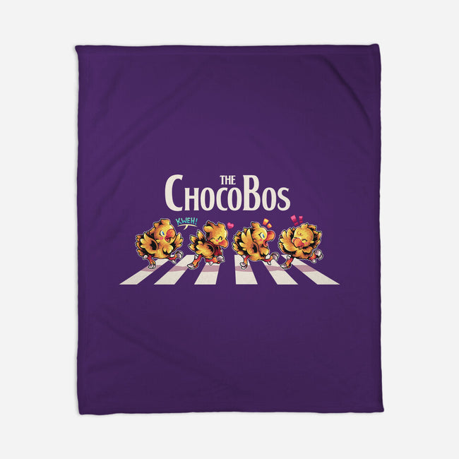 The Chocobos-None-Fleece-Blanket-2DFeer