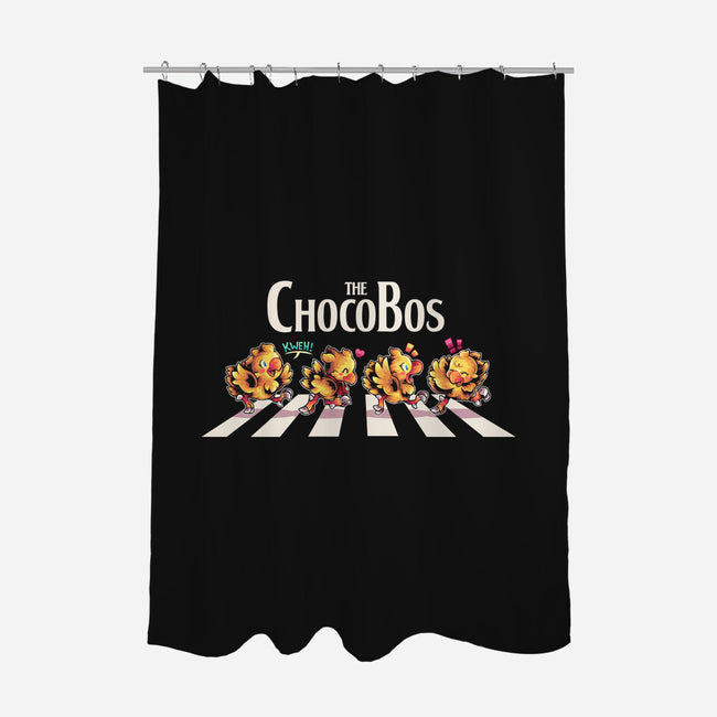 The Chocobos-None-Polyester-Shower Curtain-2DFeer