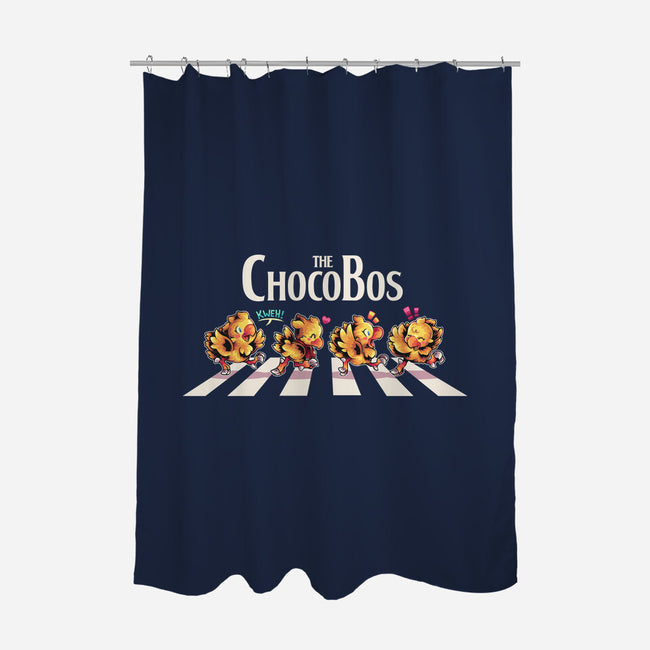 The Chocobos-None-Polyester-Shower Curtain-2DFeer