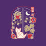Origami Cat At Window-None-Glossy-Sticker-NemiMakeit