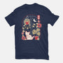 Origami Cat At Window-Mens-Heavyweight-Tee-NemiMakeit