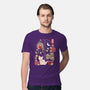 Origami Cat At Window-Mens-Premium-Tee-NemiMakeit