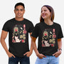 Origami Cat At Window-Unisex-Basic-Tee-NemiMakeit