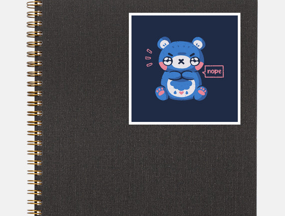 Grumpy Bear Says Nope