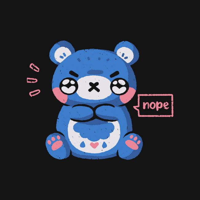Grumpy Bear Says Nope-None-Adjustable Tote-Bag-xMorfina