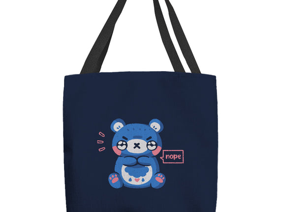 Grumpy Bear Says Nope