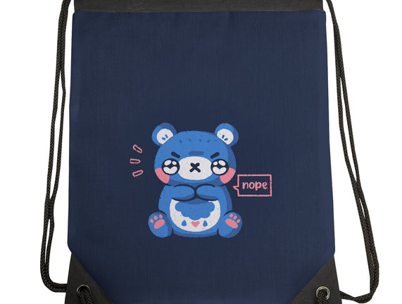 Grumpy Bear Says Nope