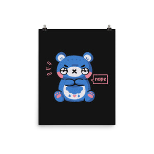 Grumpy Bear Says Nope