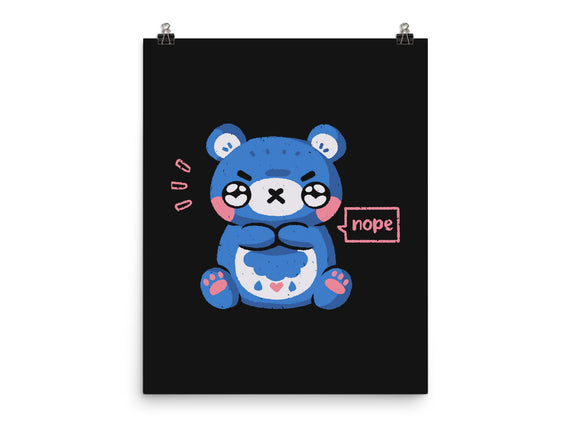 Grumpy Bear Says Nope