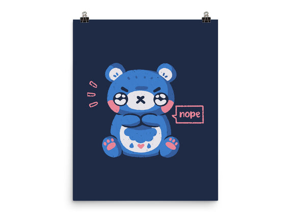 Grumpy Bear Says Nope