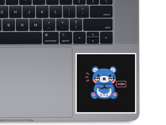 Grumpy Bear Says Nope