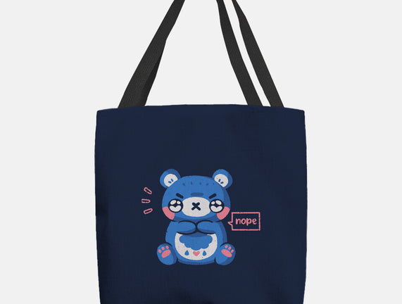 Grumpy Bear Says Nope